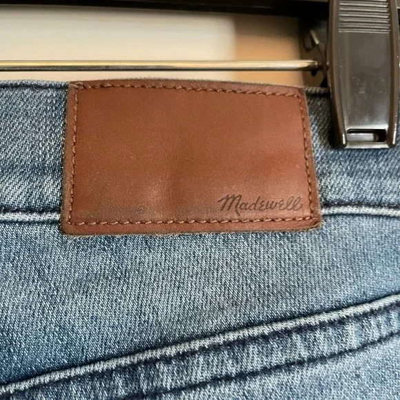 MADEWELL Mid Rise Skinny Skinny Jeans with Ripped Knees Size 27 - Picture 2 of 7